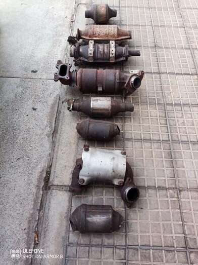 Imagen de los catalizadores incautados / TA